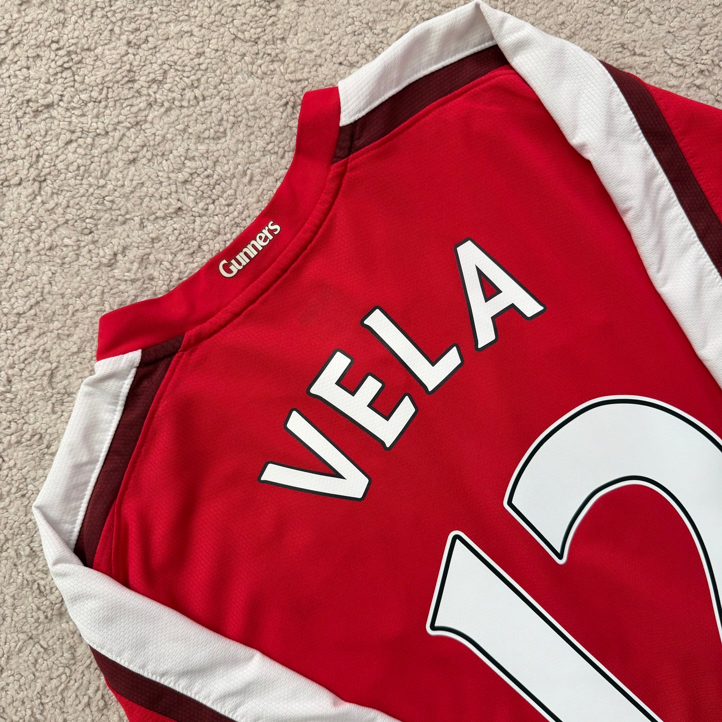 Arsenal 2008/2009/2010 home x Carlos Vela #12 (M)