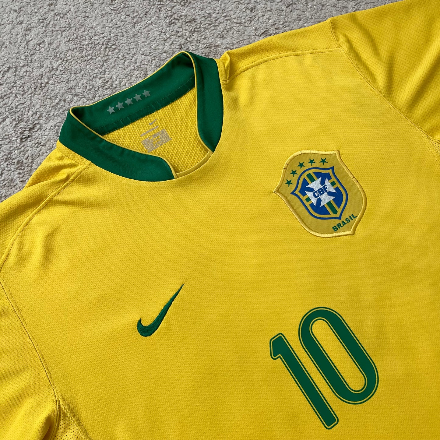 Brazil 2006 World Cup home x Ronaldinho #10 (L)