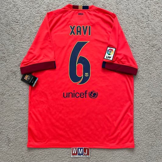 Barcelona 2014/15 away x Xavi #6 (XL) *BRAND NEW WITH TAGS