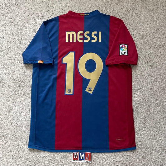 Barcelona 2006/07 home x Messi #19 (L)
