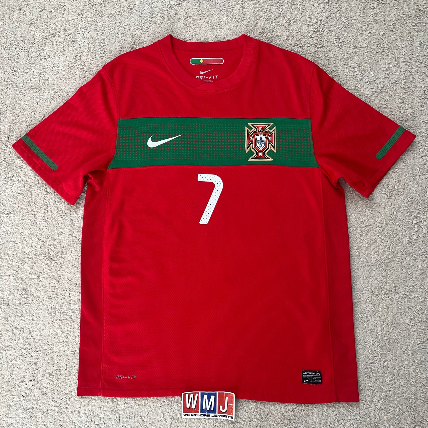 Portugal 2010 World Cup home x Cristiano Ronaldo #7 (M)