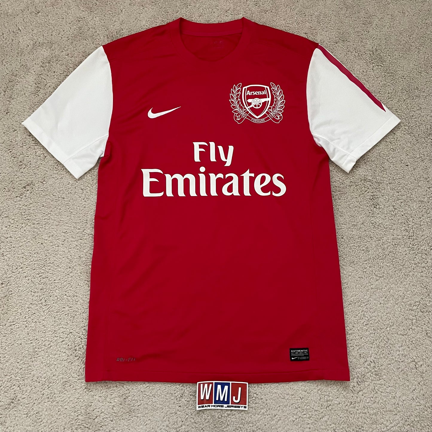 Arsenal 2011/12 home 125th Anniversary x Carlos Vela #11 (M)