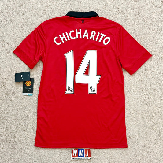 Manchester United 2013/14 home x Chicharito Hernandez #14 (S) *BRAND NEW WITH TAGS