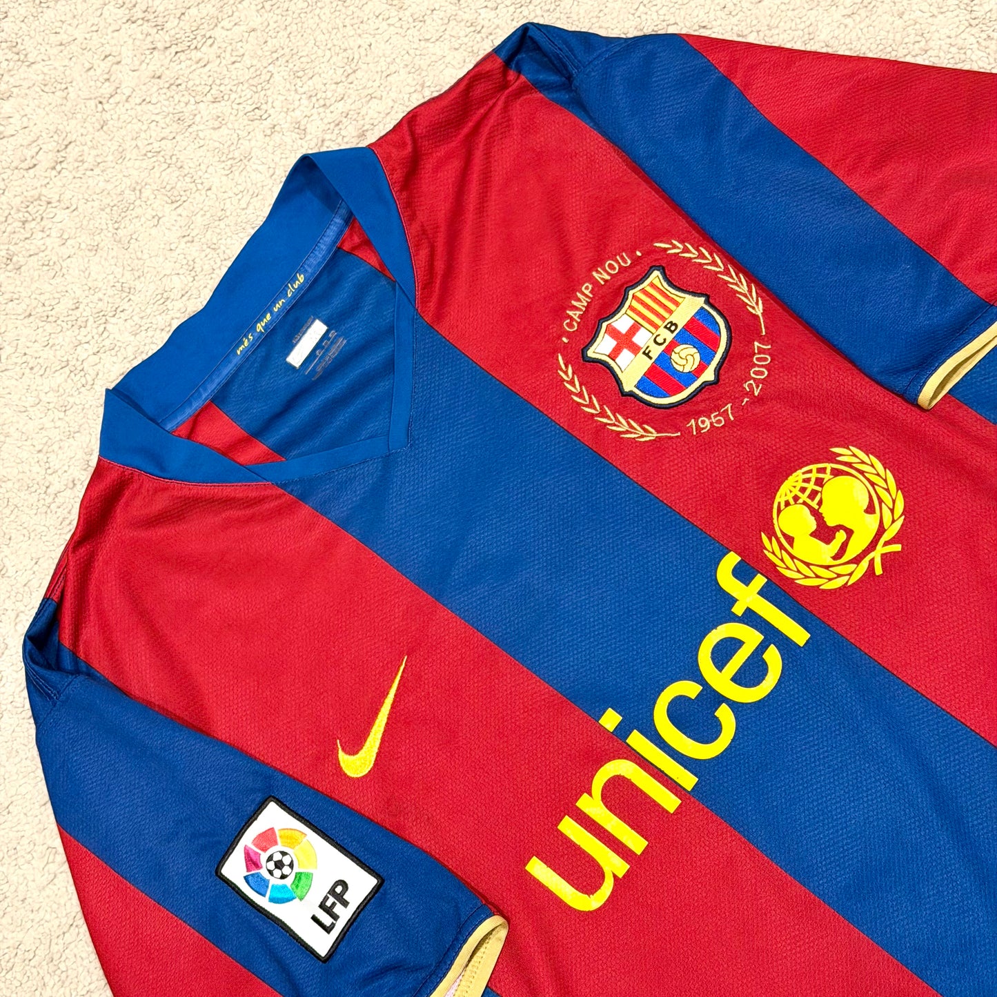 Barcelona 2007/08 home x Ronaldinho #10 (XL)