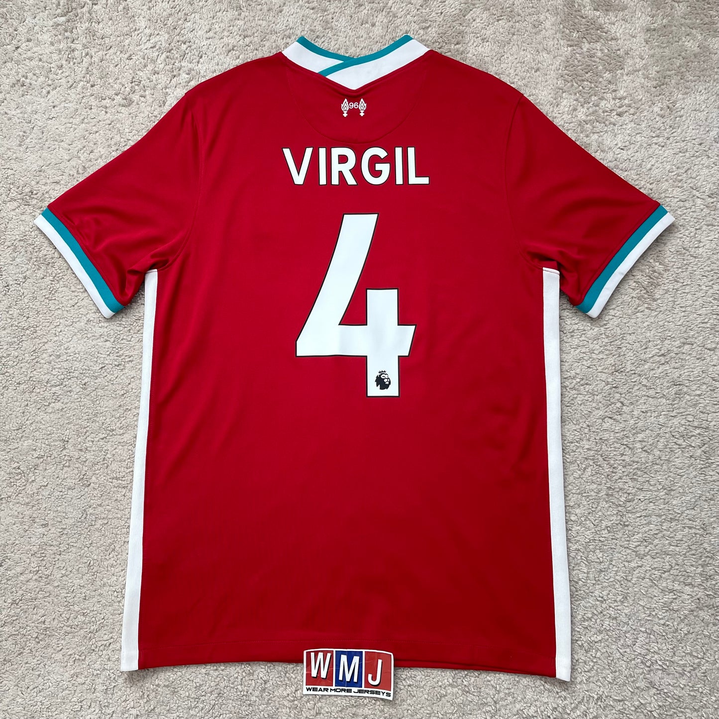 Liverpool 2020/21 home x Virgil Van Dijk #4 (M)