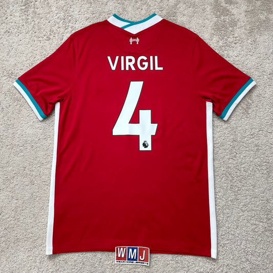 Liverpool 2020/21 home x Virgil Van Dijk #4 (M)