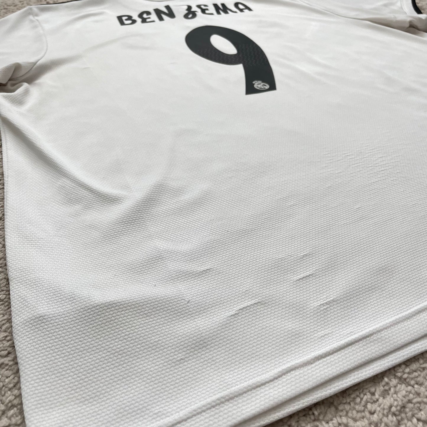 Real Madrid 2018/19 home x Karim Benzema #9 (XXL)