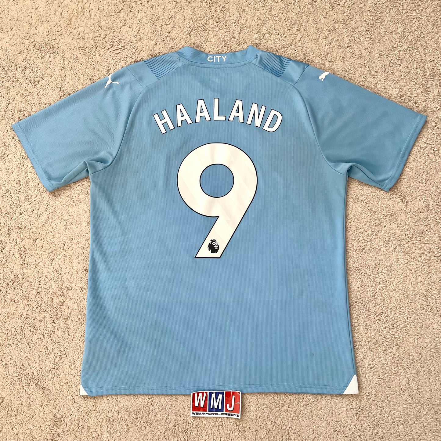 Manchester City 2023/24 home x Erling Haaland #9 (L)