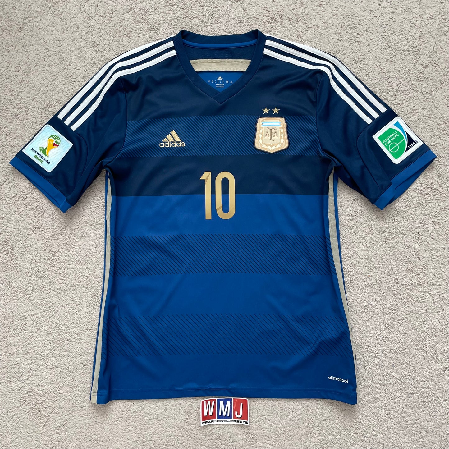 Argentina 2014 World Cup away x Messi #10 (L)