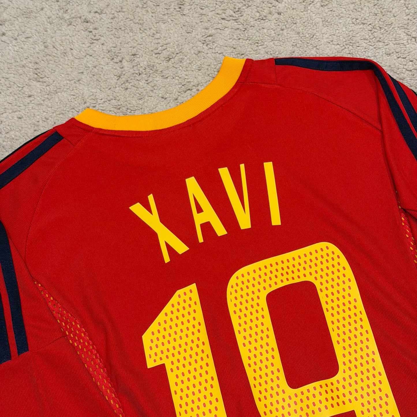 Spain 2002 World Cup home x Xavi #19 (XL)