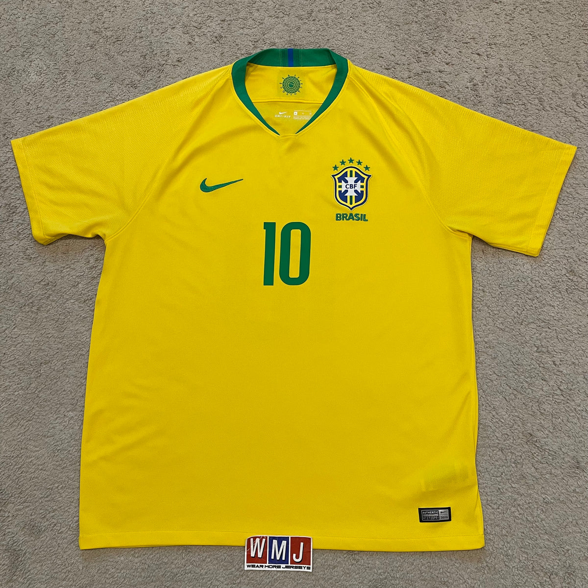 Brazil 2018 World Cup home x Neymar Jr #10 (XL)