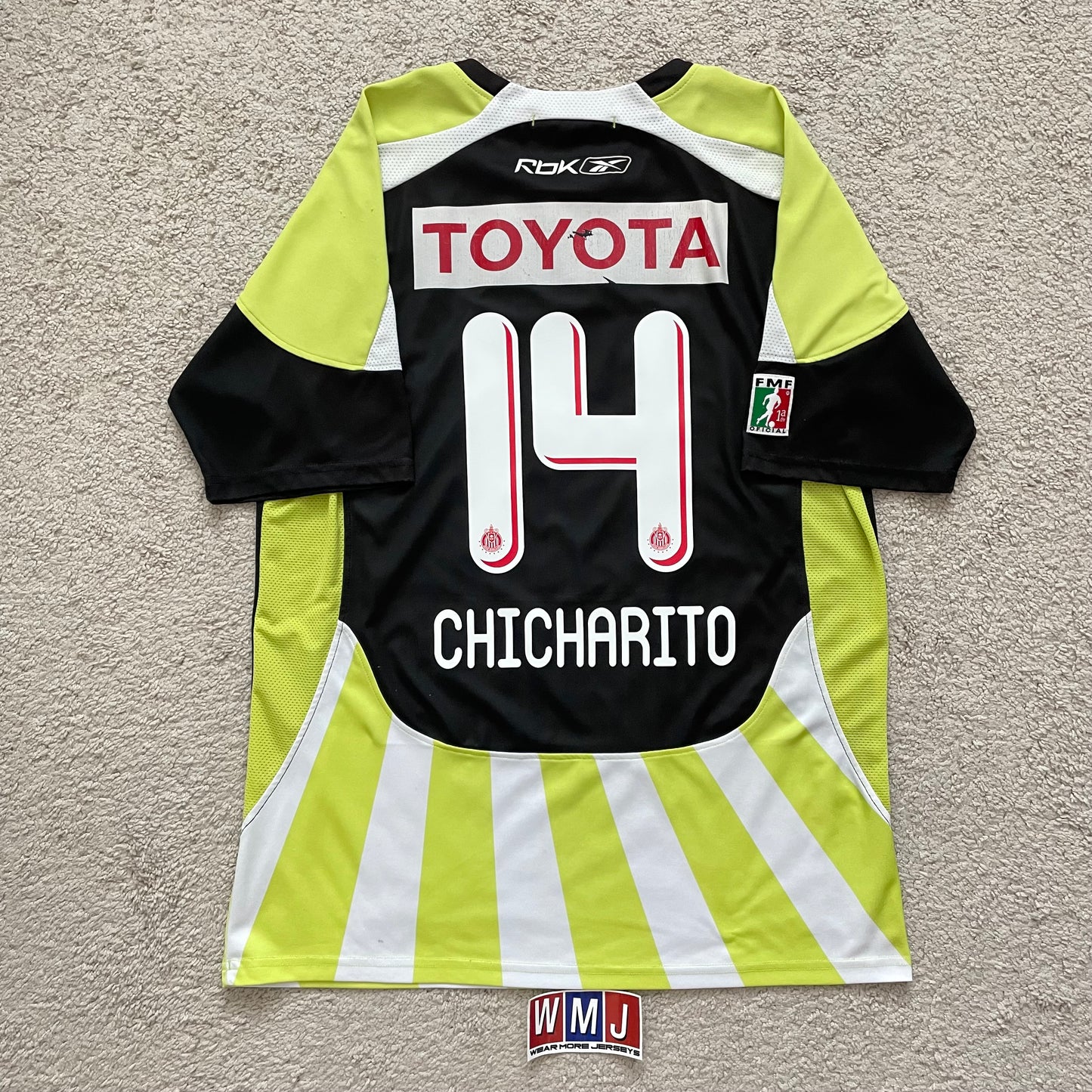 Chivas de Guadalajara 2008/09 away x Chicharito Hernandez #14 (L)