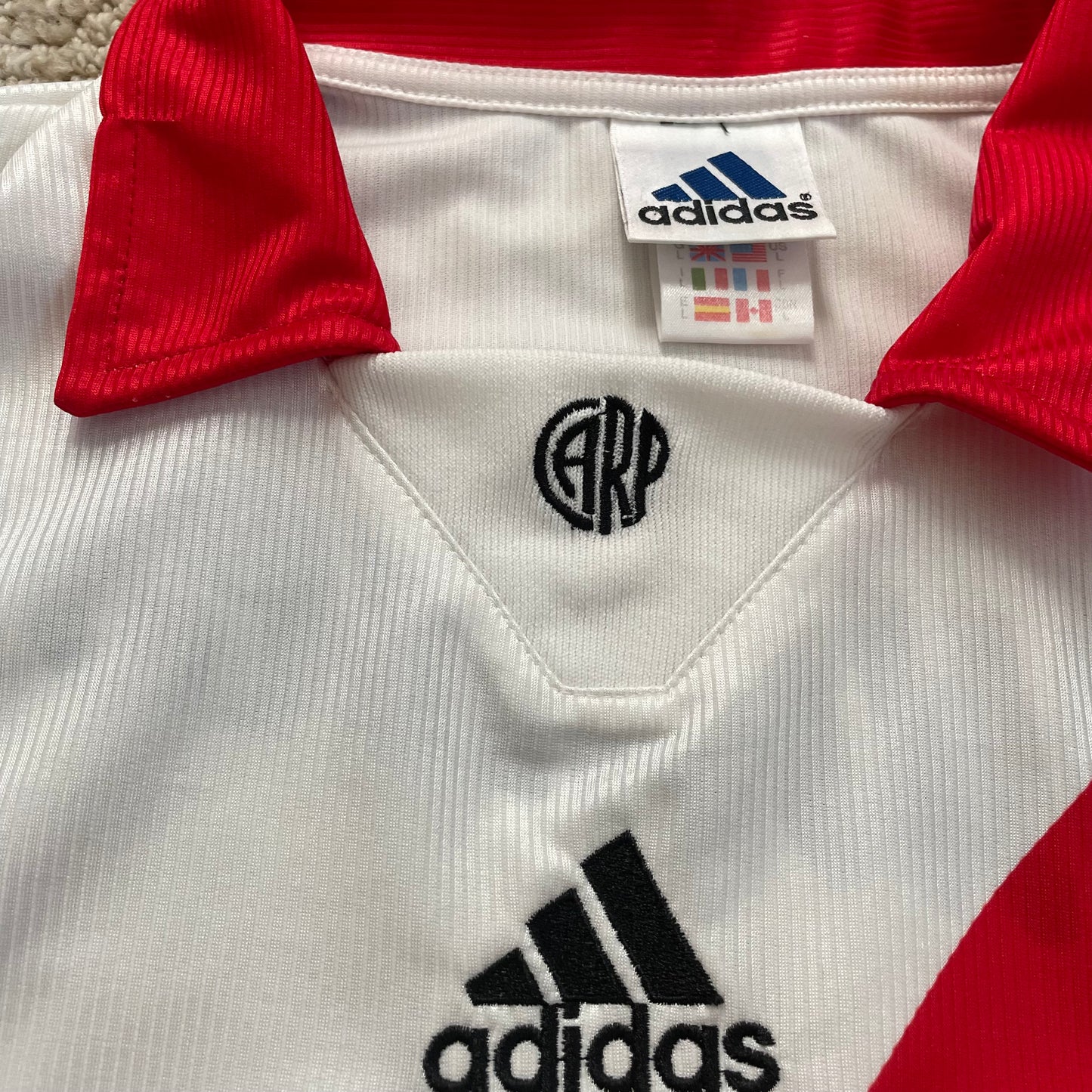 River Plate 1998/1999/2000 home x Aimar/Gallardo #10 (L)