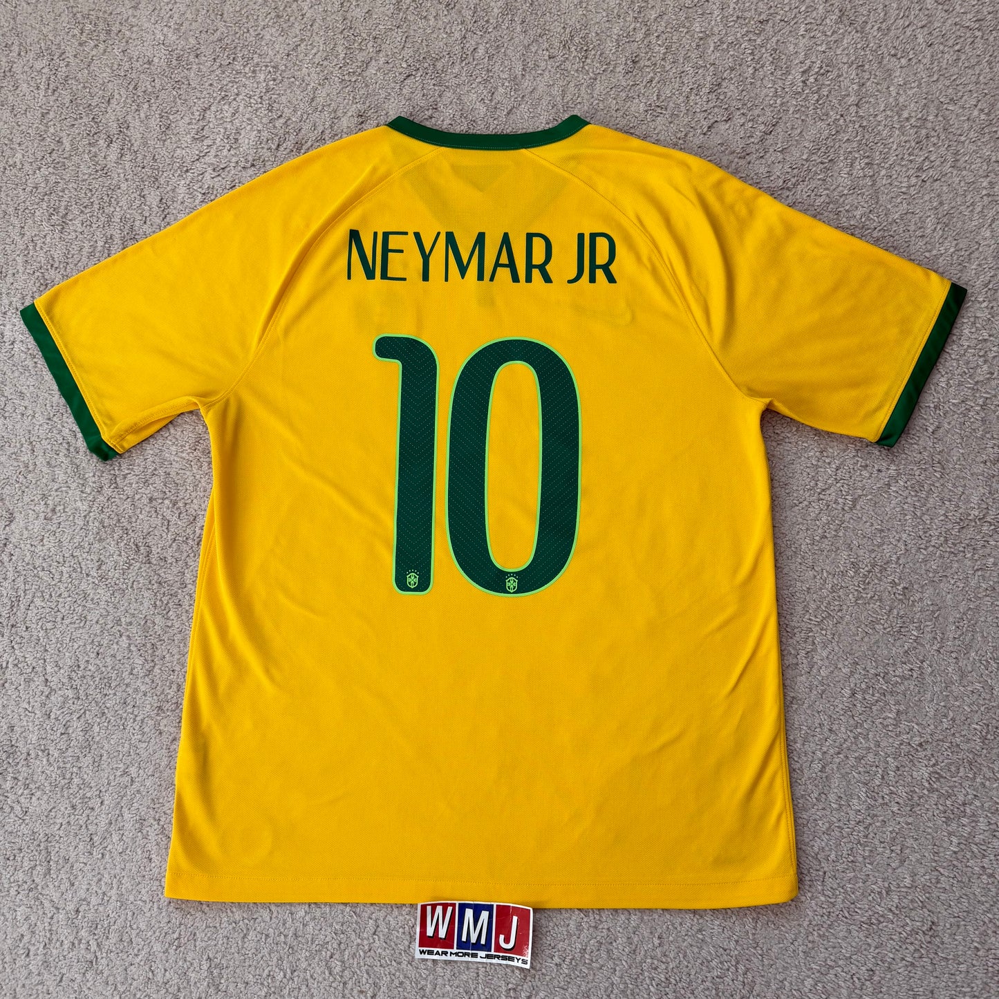 Brazil 2014 World Cup home x Neymar Jr #10 (L)