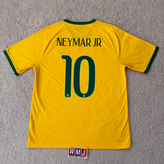 Brazil 2014 World Cup home x Neymar Jr #10 (L)