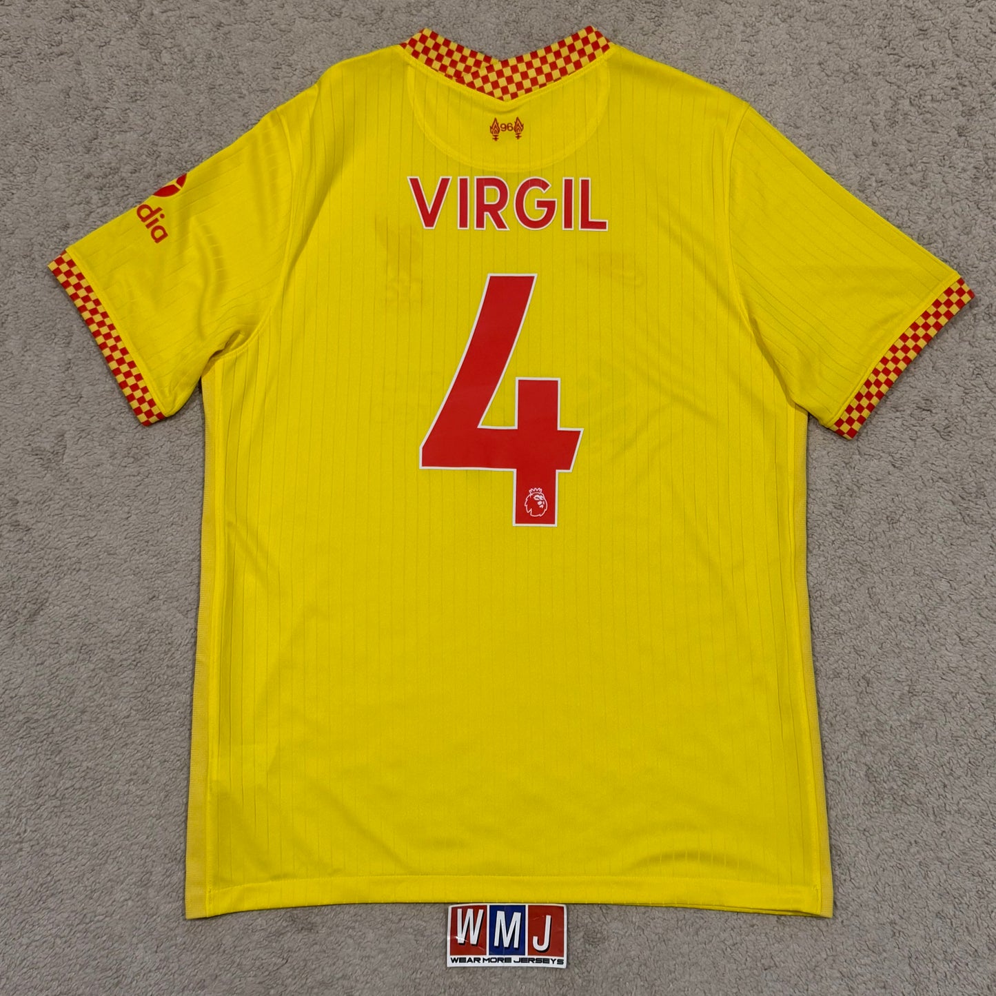 Liverpool 2021/22 third x Virgil Van Dijk #4 (L)