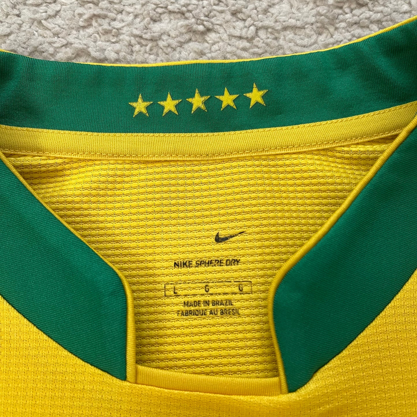 Brazil 2006 World Cup home x Ronaldinho #10 (L)