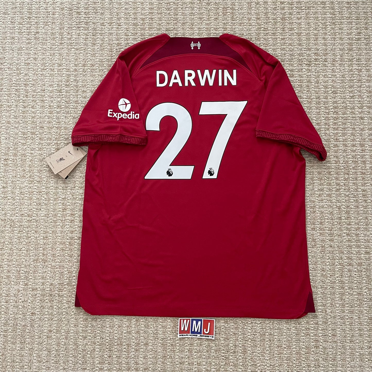 Liverpool 2022/23 home x Darwin Núñez #27 (XXL) *BRAND NEW WITH TAGS