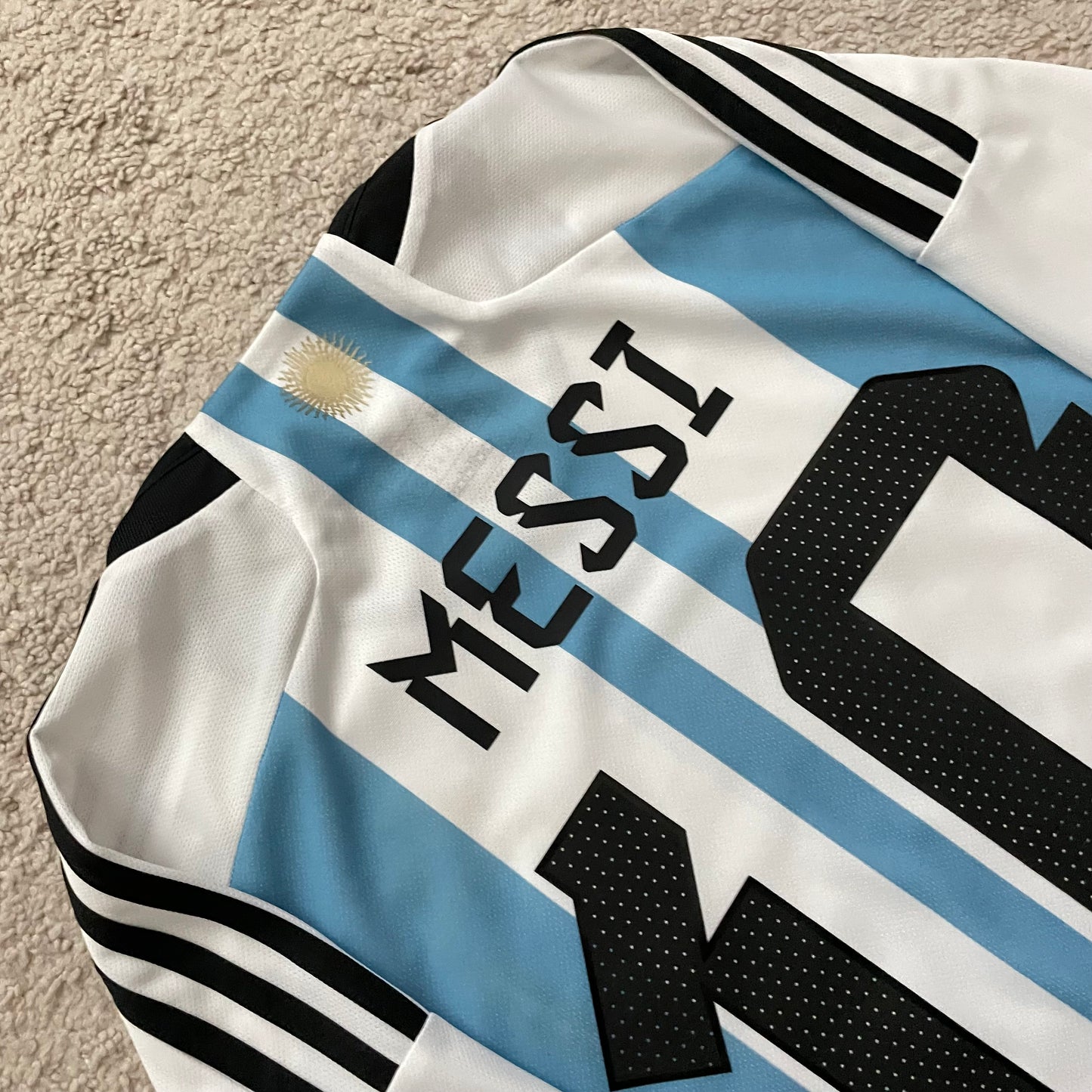 Argentina 2022 World Cup Champions 3 STARS home x Messi #10 (M)