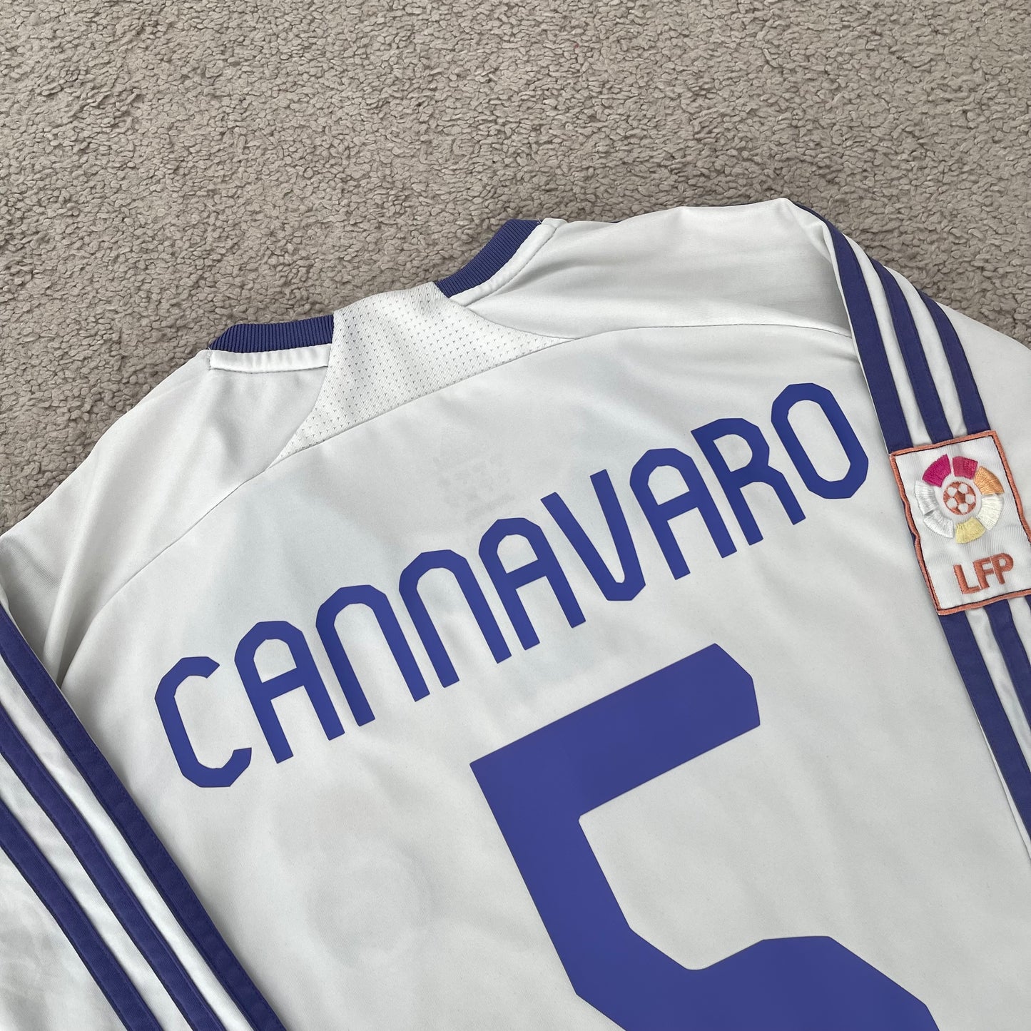 Real Madrid 2007/08 home x Fabio Cannavaro #5 (L)