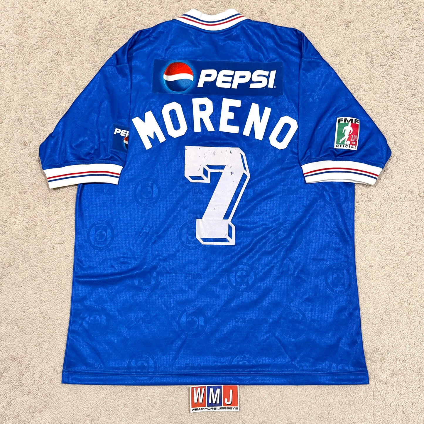 Cruz Azul 1999/2000 home x Joaquin Moreno #7 (XL)