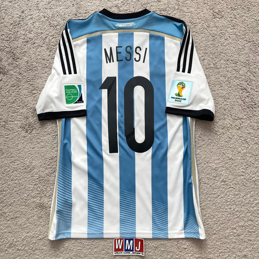 Argentina 2014 World Cup home x Messi #10 (M)