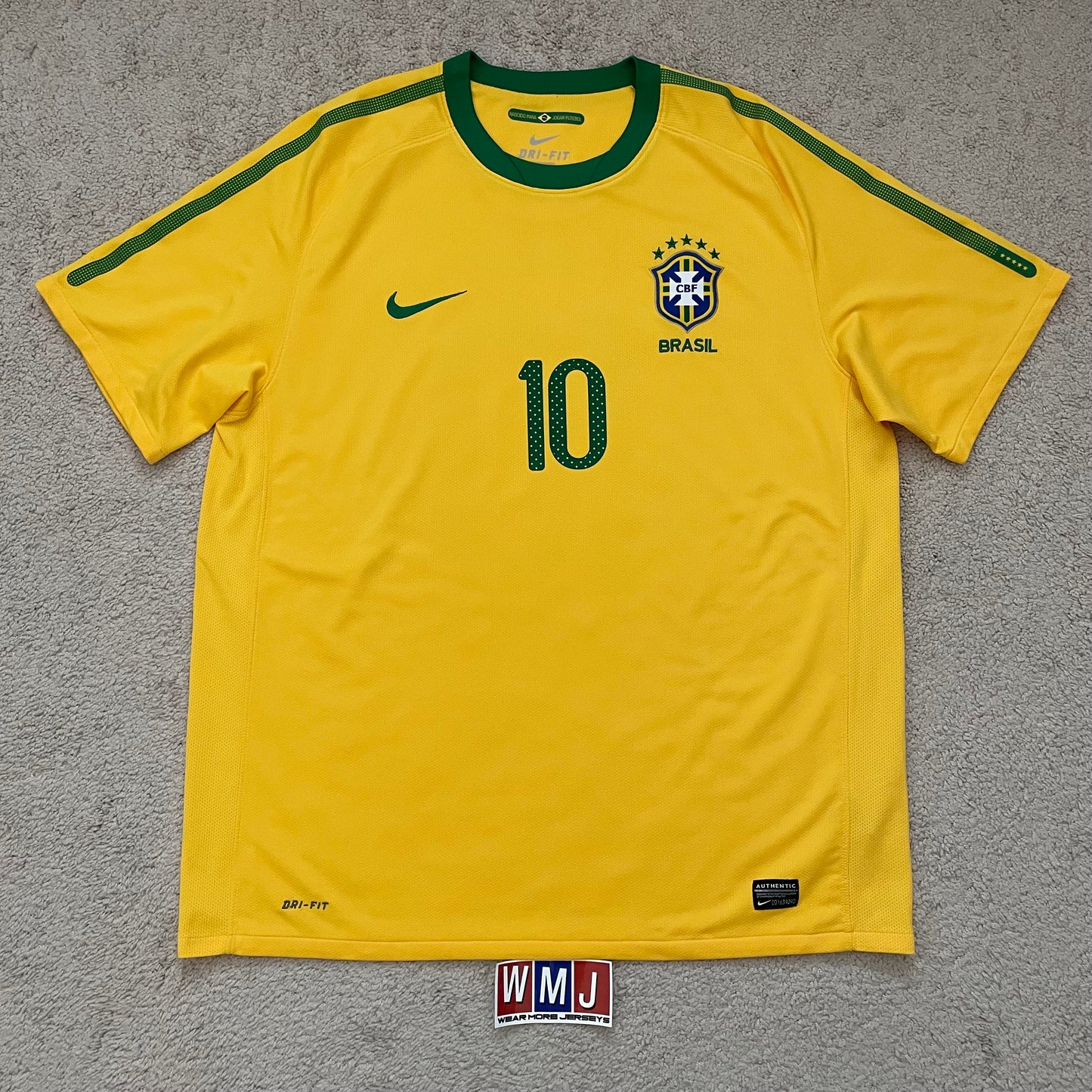 Brazil 2010 World Cup home x Ricardo Kaka' #10 (XL)