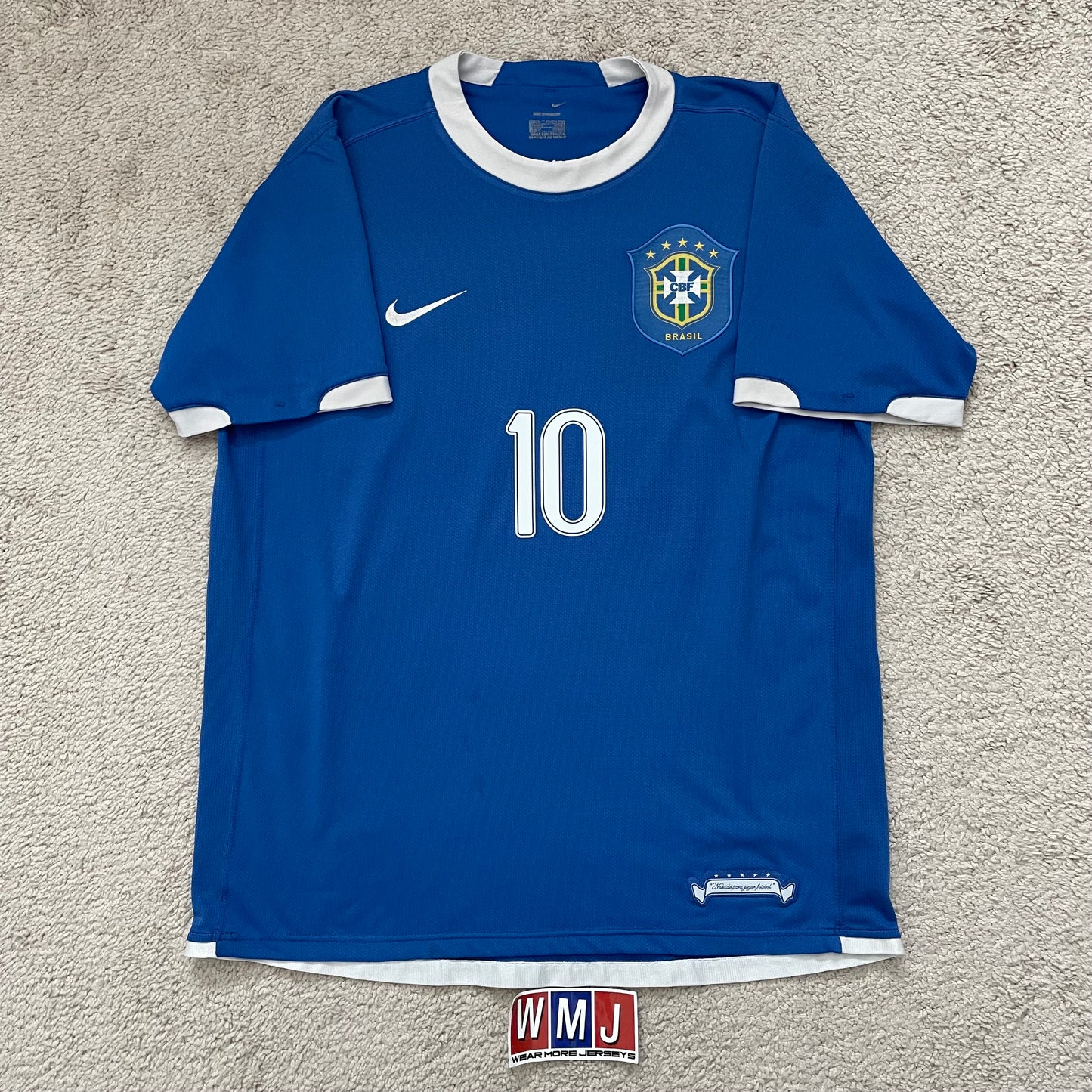 Brazil 2006 World Cup away x Ronaldinho #10 (M)
