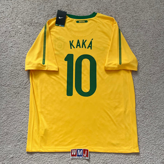 Brazil 2010 World Cup home x Ricardo Kaká #10 (XL) *BRAND NEW WITH TAGS