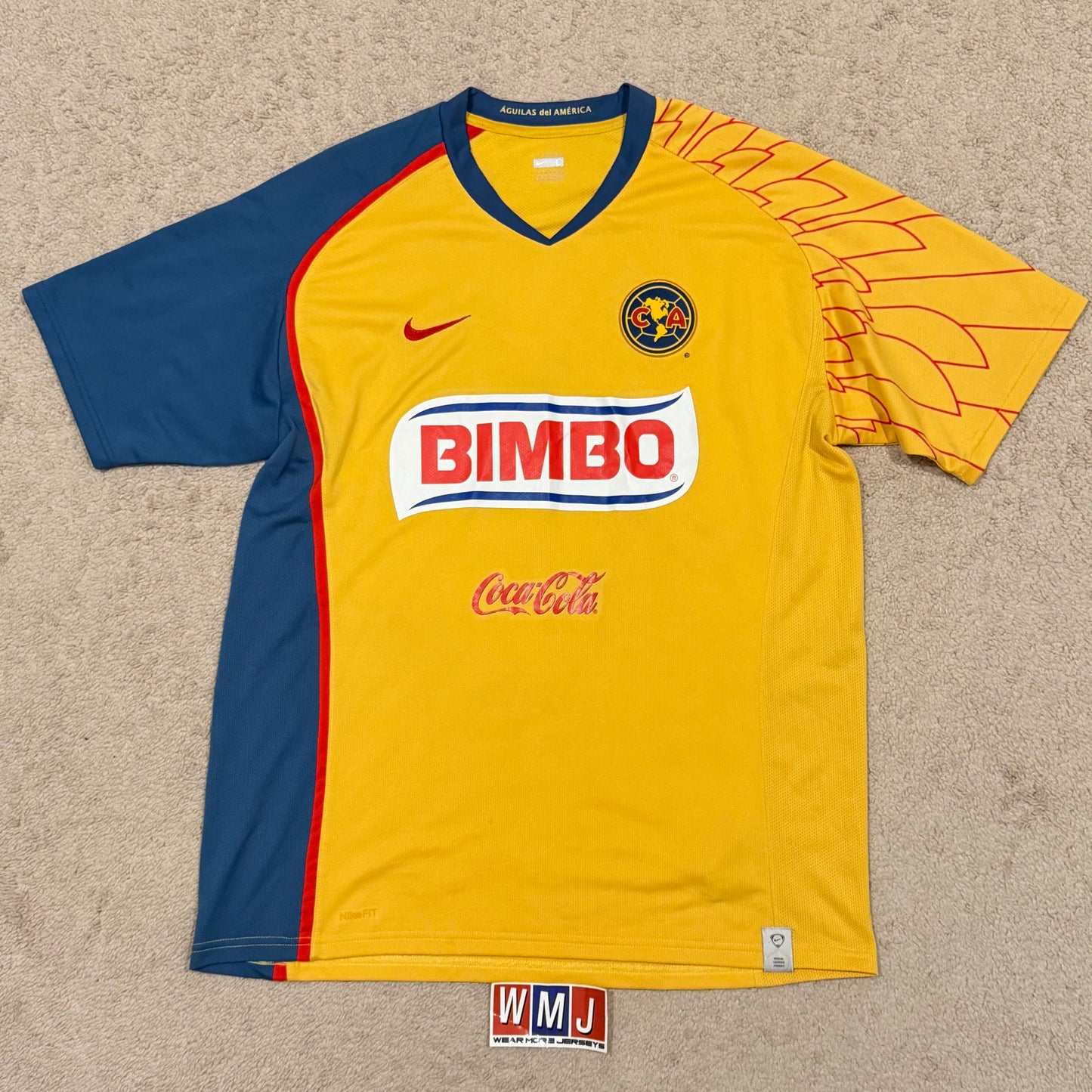 Club America 2007/08 home x Salvador Cabañas #9 (L)