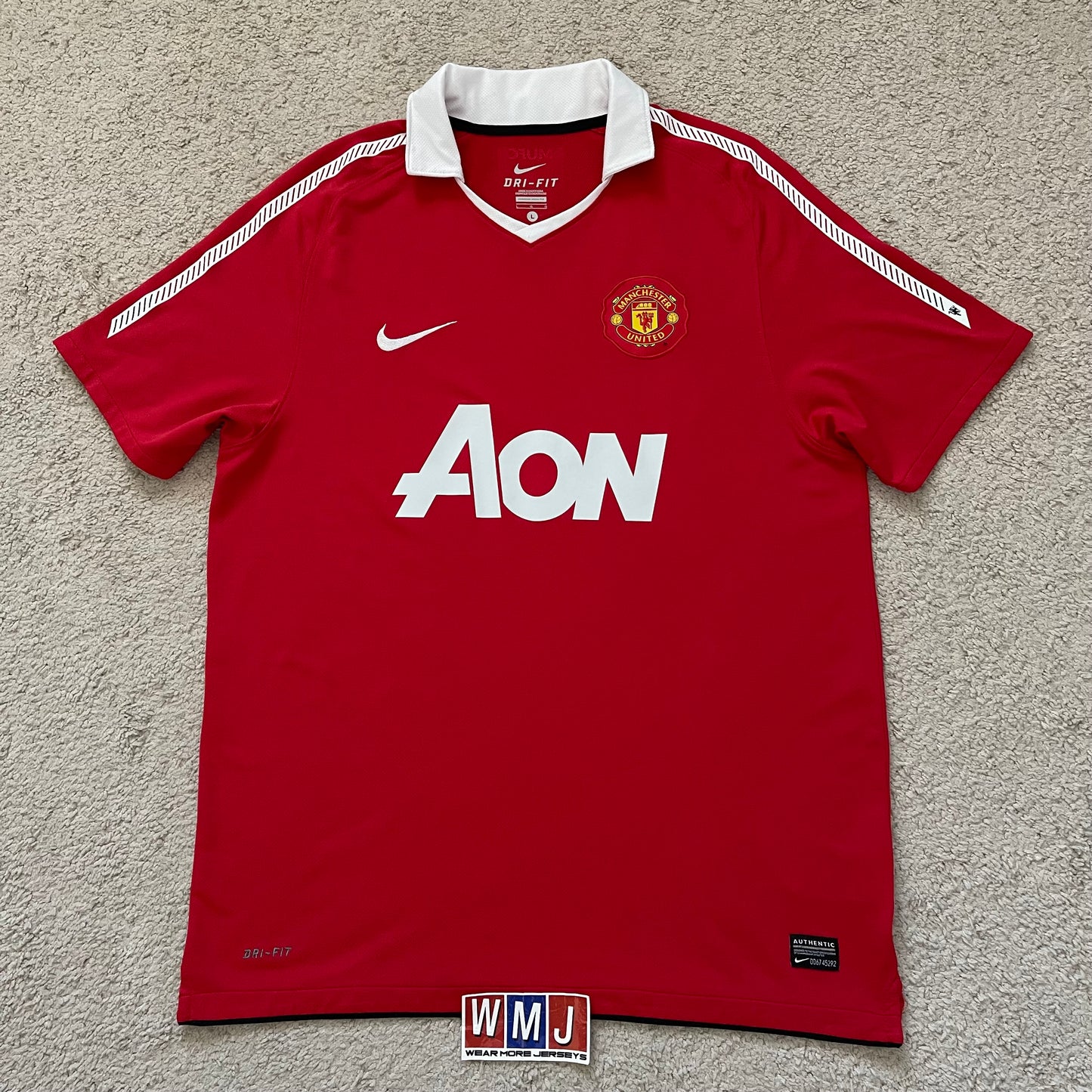 Manchester United 2010/11 home x Wayne Rooney #10 (L)
