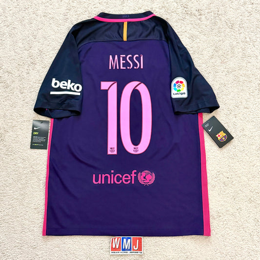 Barcelona 2016/17 away x Messi #10 (M) *BRAND NEW WITH TAGS