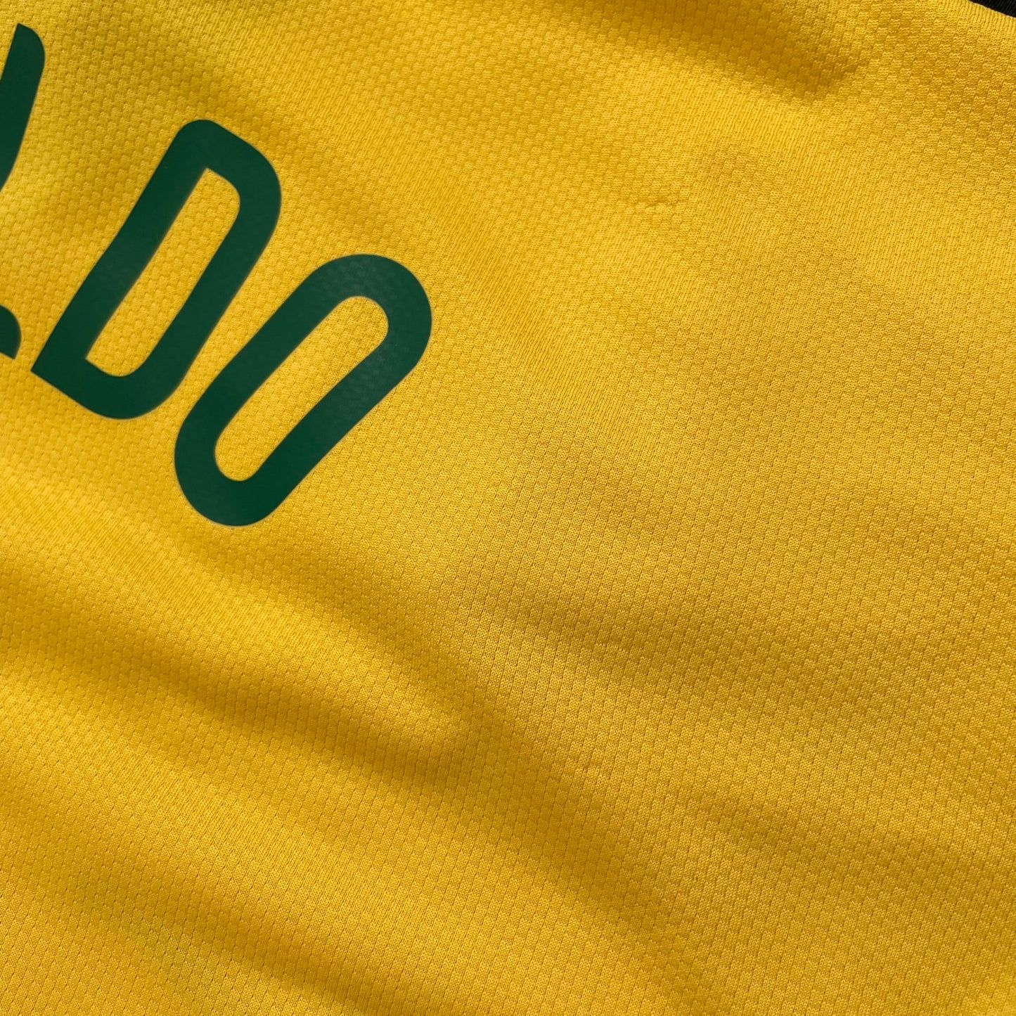 Brazil 2006 World Cup home x Ronaldo Nazario #9 (XL)