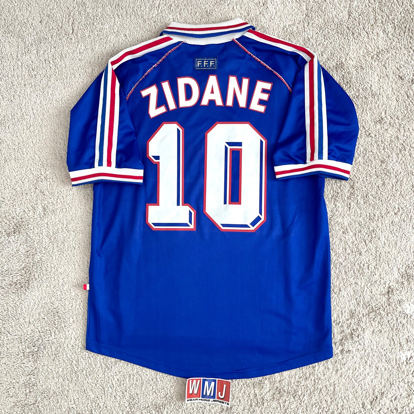 France 1998 World Cup home x Zinedine Zidane #10 (M)