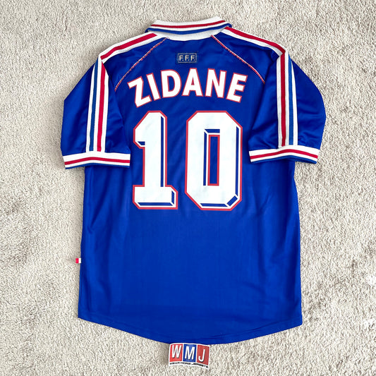 France 1998 World Cup home x Zinedine Zidane #10 (M)