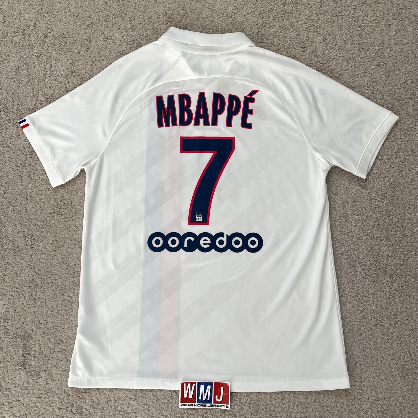 PSG 2019/20 third x Kylian Mbappe #7 (L)