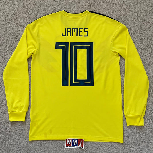 Colombia 2018 World Cup home LONG SLEEVES x James Rodriguez #10 (M)