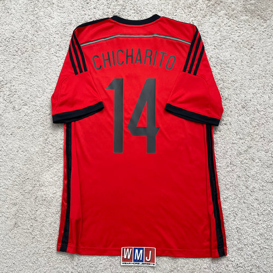 Mexico 2014 World Cup away x Chicharito Hernandez #14 (L)