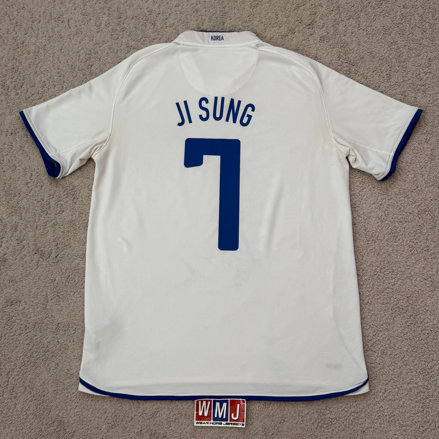 South Korea 2008/2009/2010 away PLAYER VERSION x Ji Sung Park #7 (L)