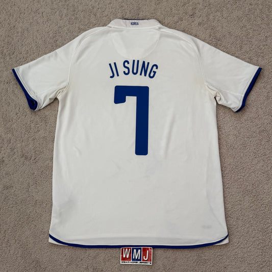 South Korea 2008/2009/2010 away PLAYER VERSION x Ji Sung Park #7 (L)