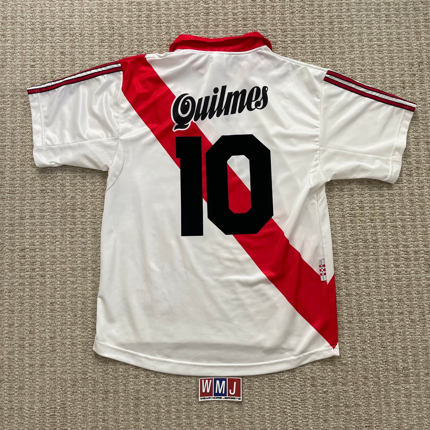 River Plate 1998/1999/2000 home x Aimar/Gallardo #10 (L)