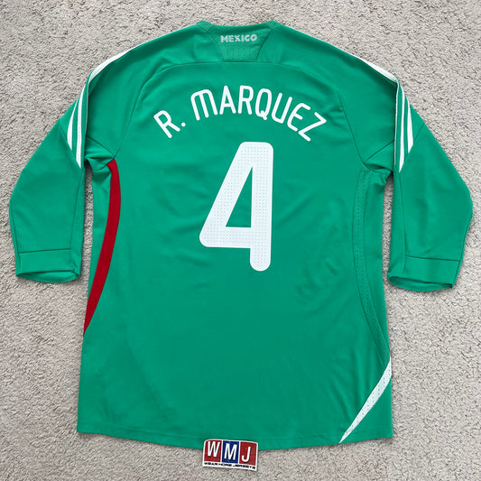 Mexico 2008/09 home 3/4 SLEEVES x Rafa Marquez #4 (L)