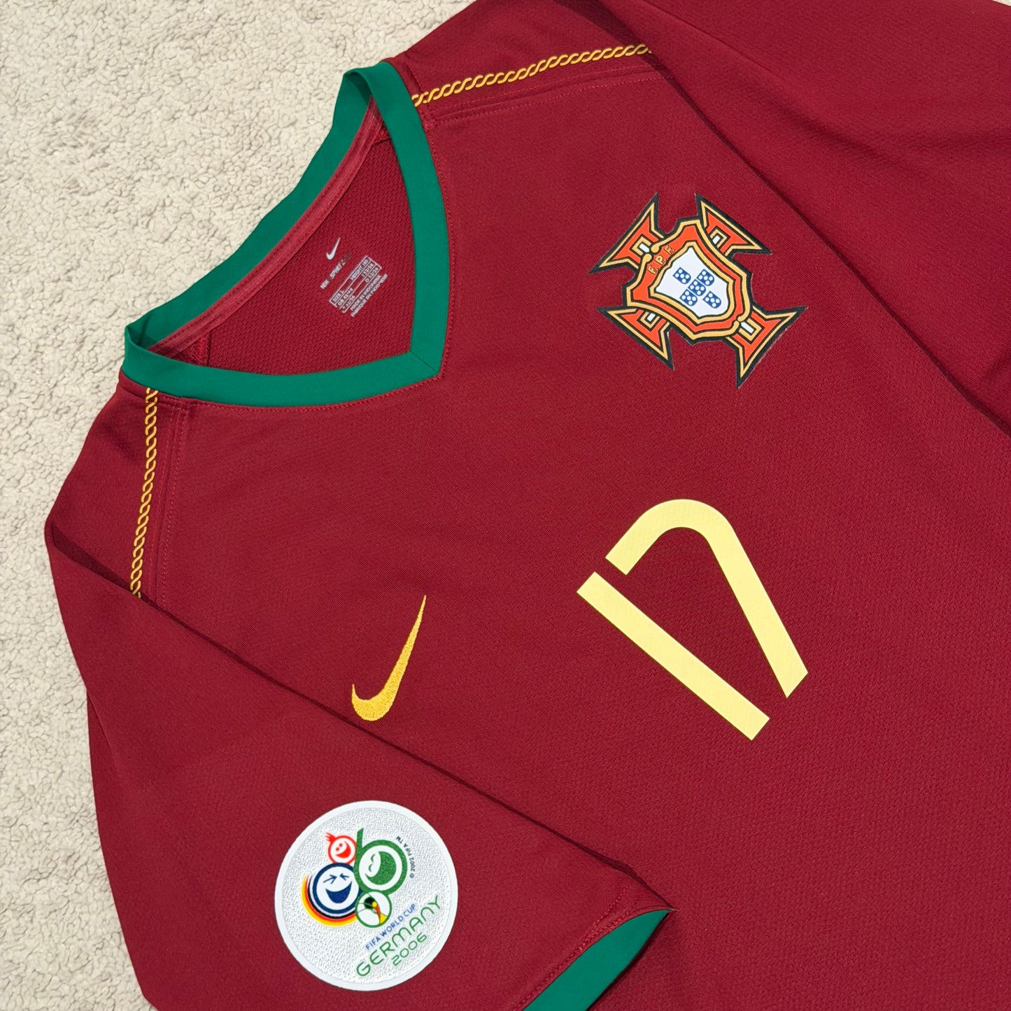 Portugal 2006 World Cup home x Cristiano Ronaldo #17 (L)