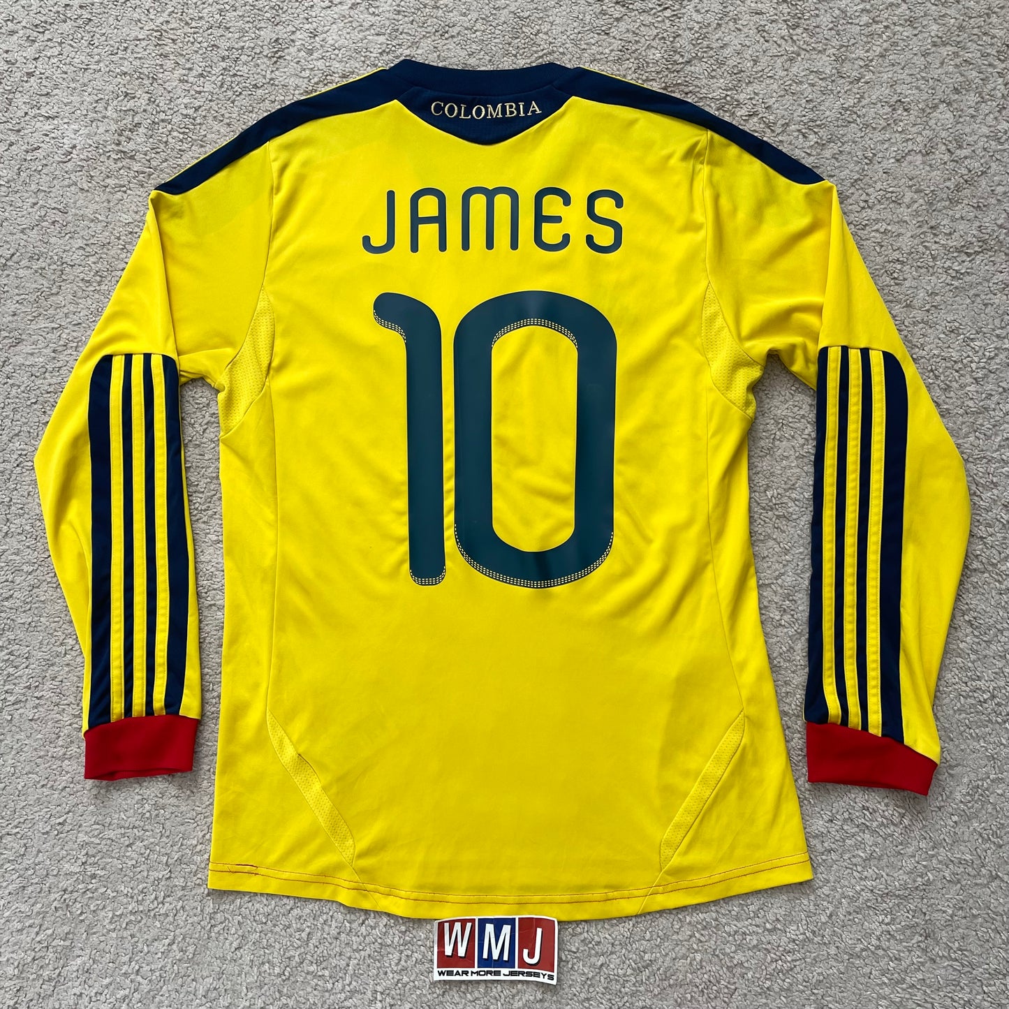 Colombia 2011/13 home LONG SLEEVES x James Rodriguez #10 (S)