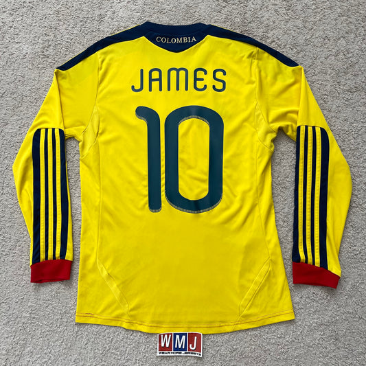 Colombia 2011/13 home LONG SLEEVES x James Rodriguez #10 (S)