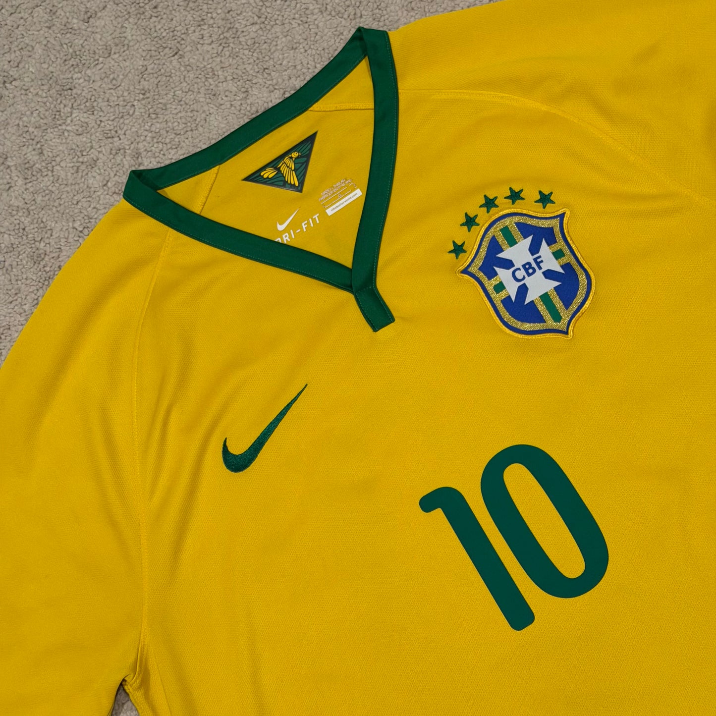Brazil 2014 World Cup home x Neymar Jr #10 (L)