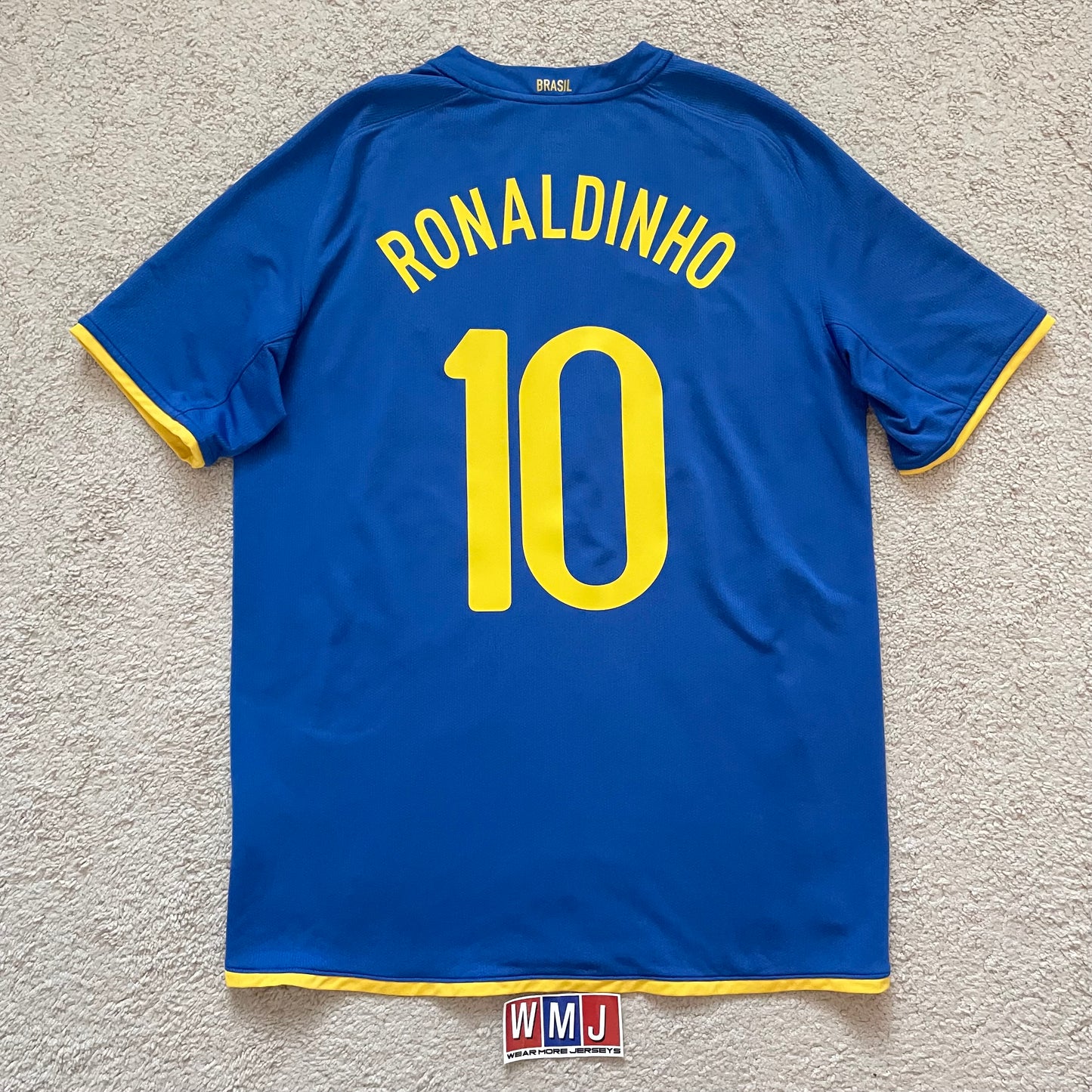 Brazil 2008/2009/2010 away x Ronaldinho #10 (L)