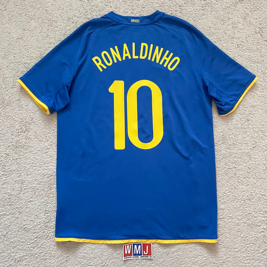 Brazil 2008/2009/2010 away x Ronaldinho #10 (L)
