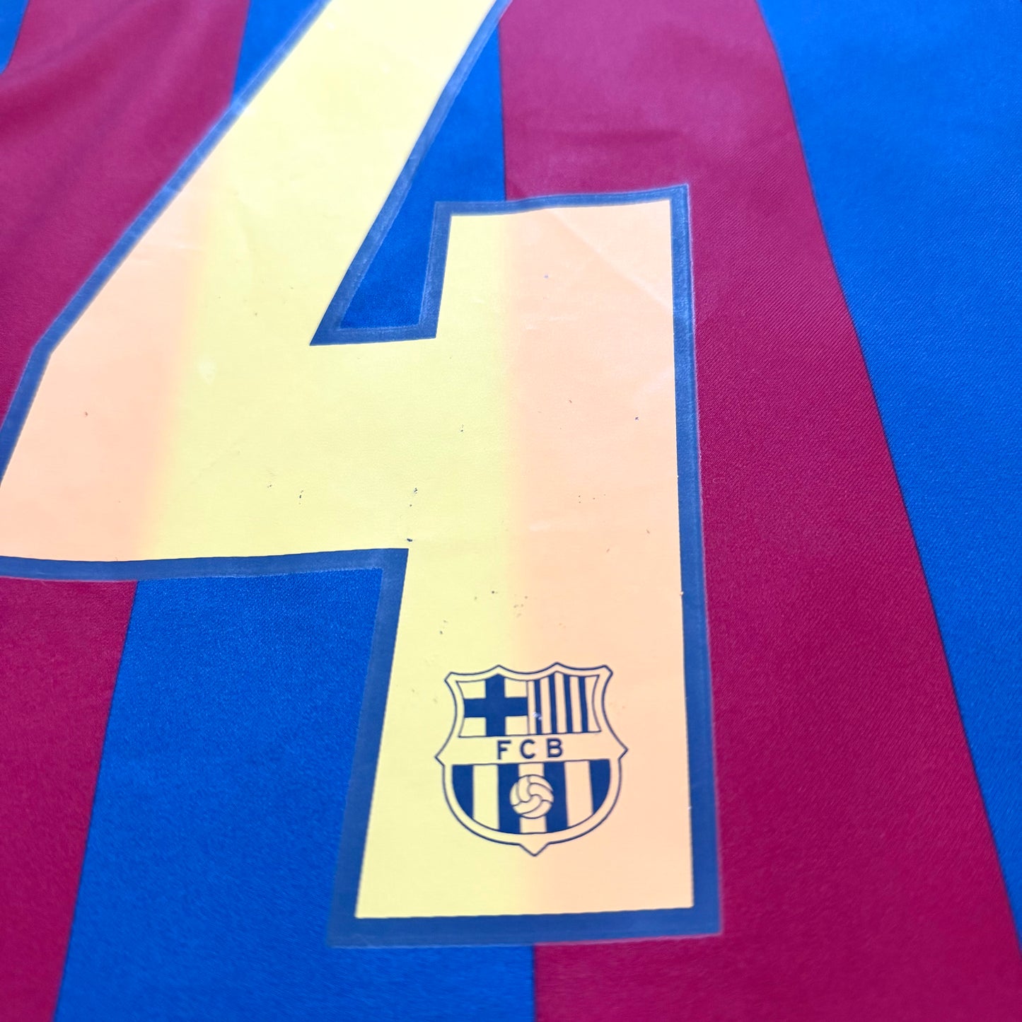 Barcelona 2005/06 home LONG SLEEVES x Rafa Marquez #4 (L)