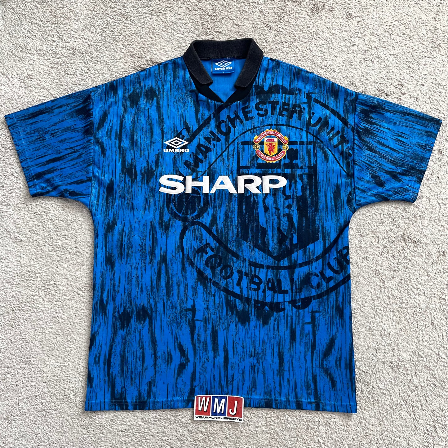 Manchester United 1992/93 away x Eric Cantona #7 (L)